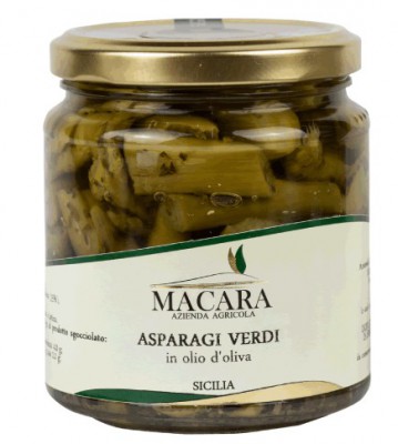 Asparagi verdi in olio d'oliva - 280 gr SICILIA